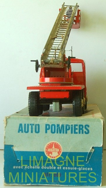 CAMION POMPIER JOUSTRA BERNARD JOUET ANCIEN