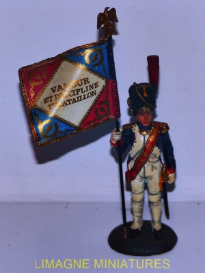 figurine delprado lieutenant porte aigle grenadier