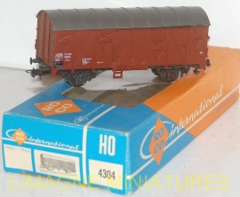 b29 109 roco wagon couvert bois de la db 4304