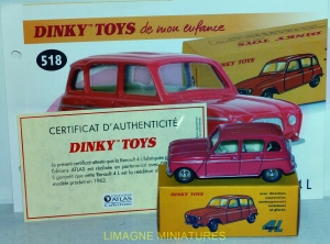 b38 107 dinky toys atlas renault 4l 1962 ref 518