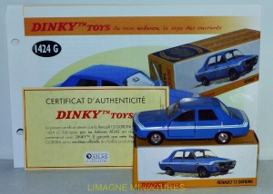 b38 110 dinky toys atlas renault 12 gordini  ref 1424g