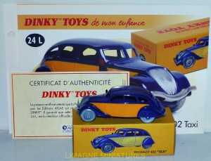 b38 115 dinky toys atlas peugeot 402 taxi  ref 24l