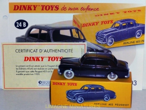 b38 119 dinky toys atlas peugeot 403 berline ref 24b