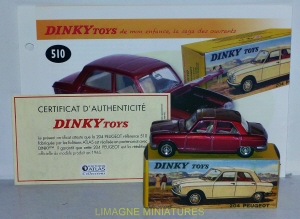 b38 123 dinky toys atlas peugeot 204 ref 510