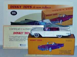 b38 131 dinky toys atlas ford thunderbird cabriolet ref 555