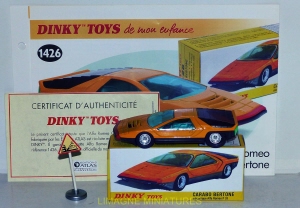 b38 138 dinky toys atlas alfa romeo carabo bertone ref 1426