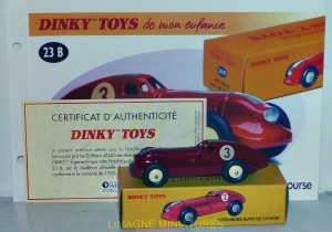 b38 141 dinky toys atlas hotchkiss auto de course ref 23b