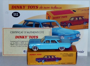 b38 150 dinky toys atlas chevrolet corvair ref 552