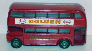 b38 182 budgie toy bus anglais  aec routemaster ref 236