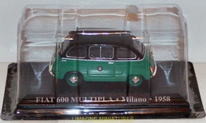 b38 33 altaya fiat 600 multipla taxi milano 1958