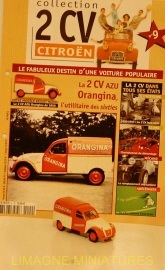 f7 57 norev hachette citroen 2cv azu orangina 1955  numero 9