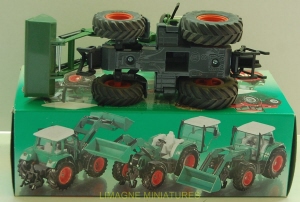 F8-9 SIKU TRACTEUR FENDT VARIO 714 AVEC CHARGE AVANT