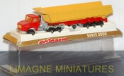 j7 70 majorette scania avec semi remorque benne de chantier