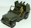 w1 11 DINKY TOYS JEEP WILLYS LANCE MISSILE AVEC CROCHET
