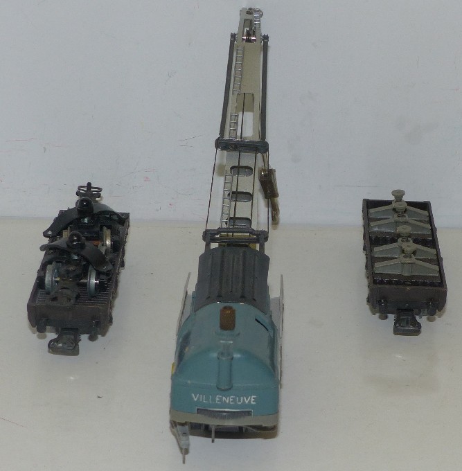 Grue De Secours Cockerill Et Ses Wagons - Jouef HO - Occasion