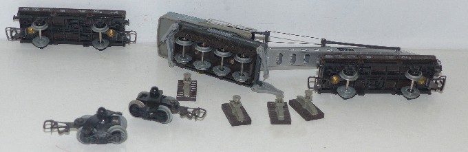 Jouef H0 - 663 - Wagon De Train Miniature 1 - Grue De Secours Cockerill