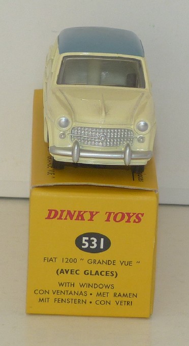 Miniature Dinky Toys / Atlas - Fiat 1200 Grande Vue Avec Vitres, échelle 1/43, Occasion Comme Neuf