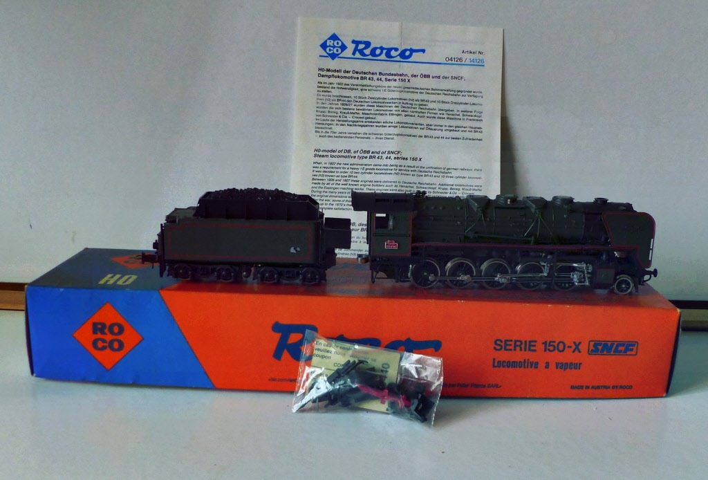 Locomotive Vapeur Roco 150 X 146 - Modélisme Ferroviaire - Bon état