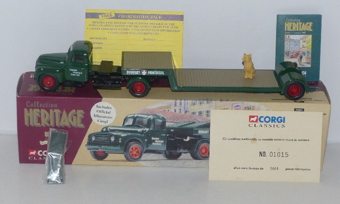 Corgi GB Héritage N°70908 Saviem Jean Richard New IN Box