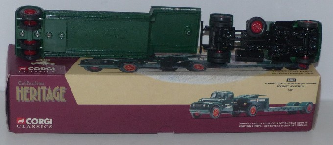 Camion Citerne Citroën Type 55 Dinavia - Miniature Corgi Heritage 1/50 En Boîte