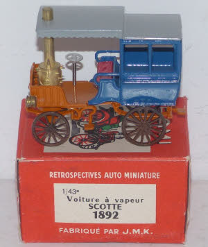 Rami JMK N°22 - Voiture à Vapeur Scotte 1892 - Miniature 1/43 - État Neuf Boîte